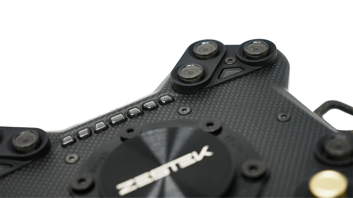 Zestek SCX Pro hub dual-stage RGB buttons and programmable rotary controls