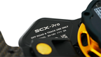 Zestek SCX Pro hub RPM shift lights and status indicators on the carbon fiber panel