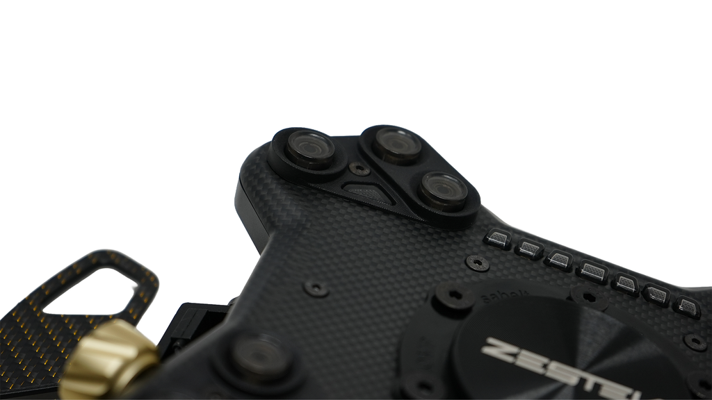 Zestek SCX Pro racing steering wheel hub kit with VeloLink OBD module